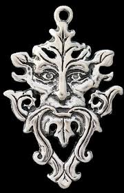 Green Man - Pagan, Silver Plated Talisman - Etsy