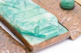 CASA DE MAYA 1950 MEXICO MIXED METALS STATEMENT BRACELET WITH GREEN JADE | eBay