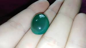 Loose green Chalcedony 26.79ct untreated unheated cabochon ...
