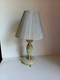 Italian Onyx Table Bedside Royal Lamp With a Shade EU Plug ...