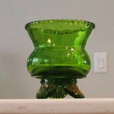 EAPG US GLASS COLORADO GREEN WITH GOLD DECORATION GLASS TOOTHPICK HOLDER | eBay