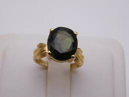 Tsavorite (green Garnet) Solitaire Ring Yellow Gold 14K 5 ...