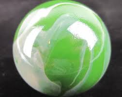 Toe Breaker 50mm (2") FUNGUS Green Glass Marble - Etsy