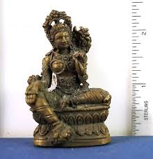Solid BRASS DEITY (#02) Hindu Buddhist Spiritual Statue | eBay