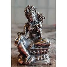 Wholesale Green Tara Brass Statuettes