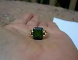 2.5Ct Emerald Cut lab-created Green Emerald Wedding Ring 14k ...
