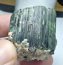 Dark green color Tourmaline crystal specimen 104 grams | eBay
