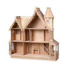 McKinley Wall Hanging Real Wooden Dollhouse Kit - DIY ...