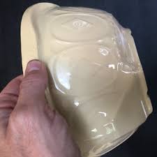 Vintage #491517 Green's Mixing Bowl Beige & White w ...