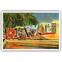 GREETINGS FROM HAWAII vintage postcard set of 20 identical ...