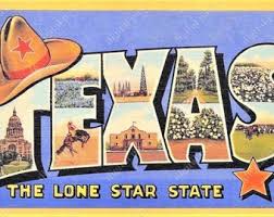 Greetings From TEXAS Postcard Image ~ DIGITAL ...