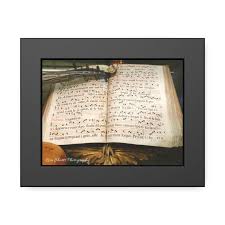 Vintage Italian Music Manuscript Poster - Perfect ...