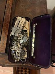 Antique 1890s Foot Pedal Sewing Machine, white brand, Folds away into table - furniture - by owner - sale - craigslist