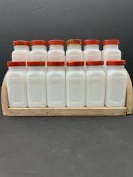 Griffith Milk Glass Spice Jar 12 Piece Set with Wooden Rack ...