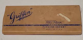 Griffon Cutlery Works Tru-Pink Pinking Shears Vintage Box | eBay