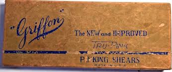 Vintage "Griffon Tru-Pink" Pinking Shears In Original Box | eBay