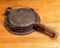 Antique Griswold No. 8 Waffle Iron - Etsy New Zealand