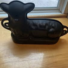 Griswold Cast Iron Lamb mold - #866 - Country Decor - Baking ...