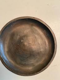 Stoneware Greece Round Vintage Ashtray / Stamped Greece ...