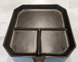 RARE Vintage Unknown Octagonal Breakfast Skillet Cast Iron ...