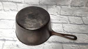 Old Antique CAST IRON Deep Pan - 8 " Wide 4.5" Deep 👀 | eBay