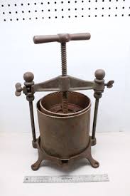 Vintage No.2 Cast Iron 4 Quart Fruit & Lard Press | eBay