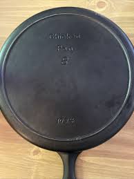 No. 8 Griswold Iron Mountain Chicken Pan Deep Skillet 1034 ...