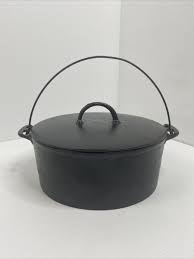 VINTAGE 1890s “ERIE” PRE-GRISWOLD #9 DUTCH OVEN FLAT TOP ...