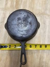 GRISWOLD NO. 3 - 709B SKILLET Excellent Condition Non ...