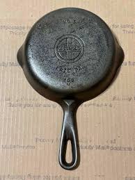 Vintage Cast Iron Skillet Griswold No 3 709 M Small Logo ...