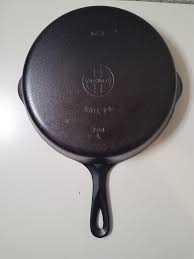 Vintage Griswold Cleaned Seasoned Cast Iron Skillet Pan No 8 ...