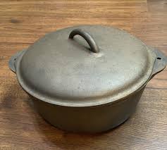 Vintage Cast Iron Griswold Dutch Oven No 8 Erie Tite-Top ...
