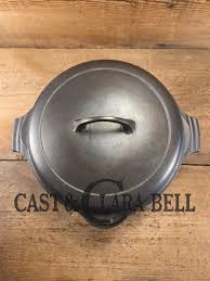 1930's Griswold #8 Dutch Oven 2568 with matching Hinged Lid ...