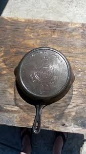 Griswold #8 704G Cast Iron Slant Large Logo Fire Ring ...