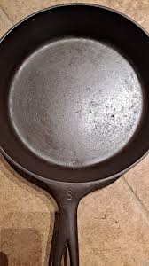 Wagner Ware Sidney -0- Cast Iron Skillet #8 with heat ring 1058A | eBay