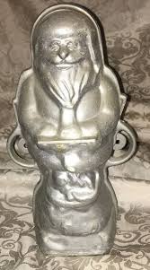 Vintage cast aluminum 3D Santa mold, 12 Inches | eBay