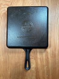 Square Griswold Cast Iron Skillet #8 2108 Square Fry - Etsy