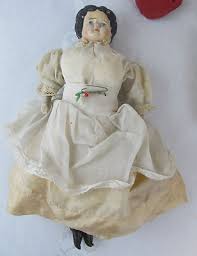 VINTAGE ANTIQUE PAPIER MACHE CHINA DOLL ORIGINAL DOLL | eBay