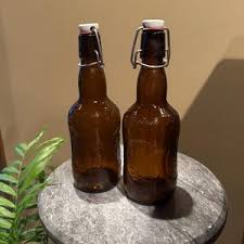 Large Vintage Brown Glass Beer Bottle Lid Cap - Etsy