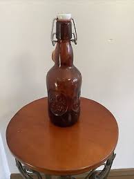 Grolsch Pilsner Lager Brown Beer Bottle Vintage Swing Top Lid Porcelain Cap Empt | eBay