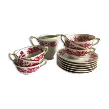 Service de tasse et sous tasse porcelaine fine de Limoges ...