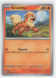 Pokemon Scarlet & Violet 151 - 058/165 Growlithe | eBay