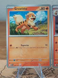 Arcanine & Growlithe Pokemon 151 (59 & 58/165) NM Normals | eBay