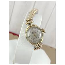 Gruen Precision Ver-Thin Movement 17 Jewels Heart Bracelet. For Sale at Ruby Lane