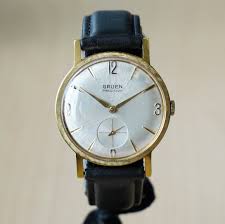 Gruen Precision Watch Cal. N510 17 Jewels Fancy Textured ...