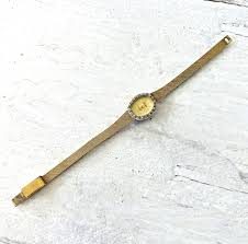 Dufonte Lucien Piccard Diamond Bezel Quartz Watch Gold Tone ...