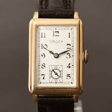 1933 GRUEN 'Quadron' Gents Art Deco Watch – empressissi