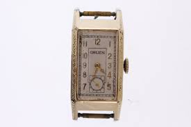 Vintage Gruen 10K Gold Filled 257/501 Silver Dial 17 Jewel ...