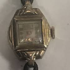 Vtg Lady`s BROOKS Swiss Watch w 10K LIDO R.P.G. Gold Clasp For Repair or Parts | eBay