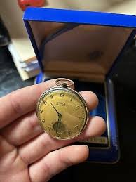 Vintage Gruen Veri Thin Pocket Watch Antique w/ Original Box ...